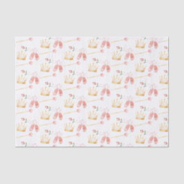 Prinses Kroon Wand Roze Meisje Verjaardag Tissuepapier