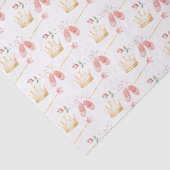 Prinses Kroon Wand Roze Meisje Verjaardag Tissuepapier (Detail)