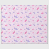 Prinses Kroon Wrapping Papier Roll (Vlak)