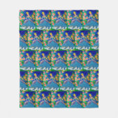 Prinses "Kunst van kinderen" Fleece Deken (Voorkant)