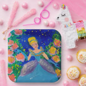 Prinses "Kunst van kinderen" Papieren Bordje (Feest)