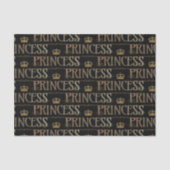 PRINSES Lettering - Elegant Rich Royal Tissuepapier (Voorkant)