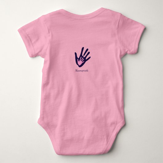 Prinses Mammprada Babygrow Romper (Achterkant)