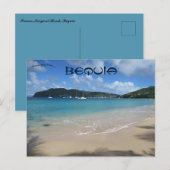 Prinses Margaret Beach bij Bequia Briefkaart (Voorkant / Achterkant)
