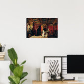 Prinses Marie d'Orleans in haar Gothic Studio Poster (Thuiskantoor)