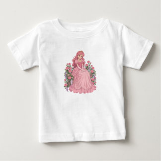 Prinses Meisje Schattig Roze T-Shirt