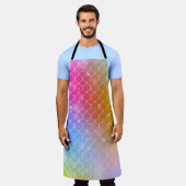 Prinses mermaid met regenboogschubben in kawaï schort (Gedragen)