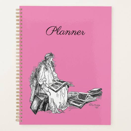 Prinses met Boeken Planner (Voorkant)