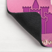 Prinses met Castle, Crown & Jewels personaliseren Muismat (Hoek)
