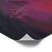 prinses met een Maine Coon Cat ART PRINT rococo (Hoek)