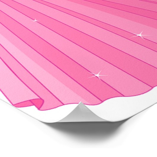 prinses met een Roos Poster (Hoek)