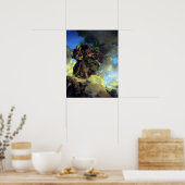 Prinses met een Singing Tree van Maxfield Parrish Poster (Keuken)