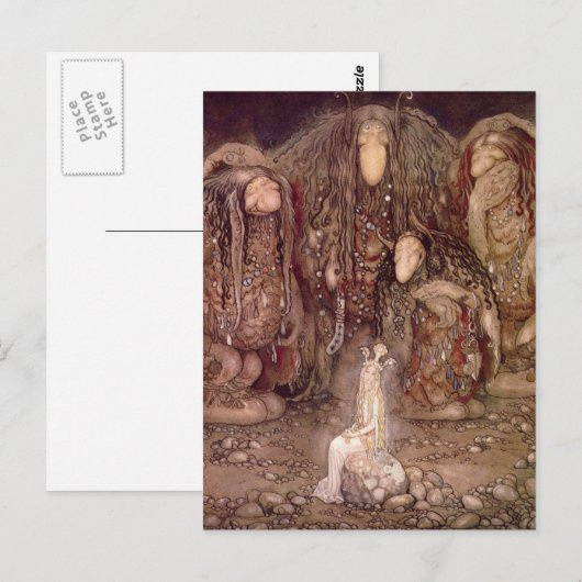 Prinses met Sleeplijnen Briefkaart (Voorkant / Achterkant)