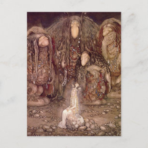 Prinses met Sleeplijnen Briefkaart