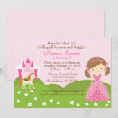 Prinses met uitnodiging voor het verslaan van paar (Voorkant / Achterkant)