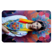 prinses met witte trui magneet (Horizontaal)