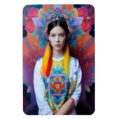 prinses met witte trui magneet (Verticaal)