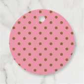 Prinses (NAAM) is de katten Meow Girls Pink Shower Bedankjes Labels (Achterkant)