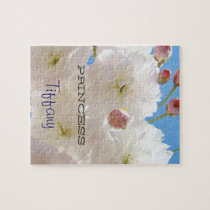 Prinses Naam puzzels Lente Bloesems Blauwe Lucht