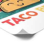 Prinses naam Taco Belle Cinco Mayo Grappig Mexicaa Poster (Hoek)