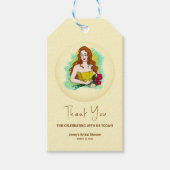 Prinses naar koningin Bruidsuitvaart Cadeaulabel (Voorkant)