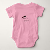 Prinses Ninja Baby! Romper (Achterkant)