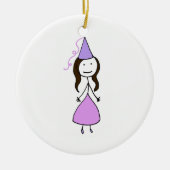 Prinses Ninja! Keramisch Ornament (Voorkant)