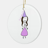 Prinses Ninja! Keramisch Ornament (Links)