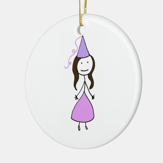 Prinses Ninja! Keramisch Ornament (Links)