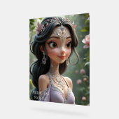 Prinses Noelle: Betoverde Genade Acryl Bord (Hoek)