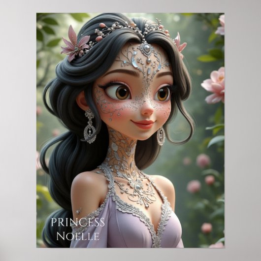 Prinses Noelle: Betoverde Genade Poster (Voorkant)