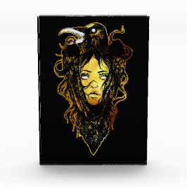 Prinses omarmd door een kraai fotoblokken