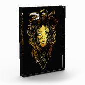 Prinses omarmd door een kraai fotoblokken (Links)