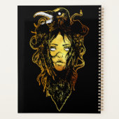 Prinses omarmd door een kraai planner (Achterkant)