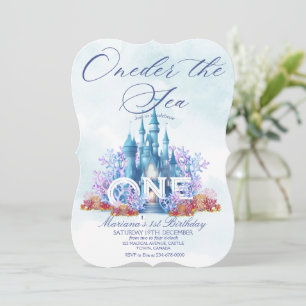 Prinses Oneder De Zee Waterverf Gelukkige Verjaard Kaart