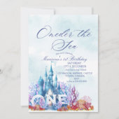 Prinses Oneder Het Zee Kasteel Gefeliciteerd met j Kaart (Voorkant)