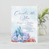 Prinses Oneder Het Zee Kasteel Gefeliciteerd met j Kaart (Staand voorkant)