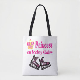 Prinses op Hockey Schaatsen Tote Bag