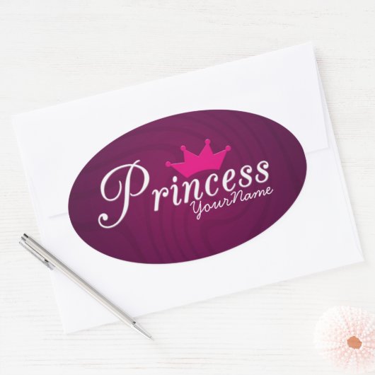 Prinses Ovale Stickers (Envelop)