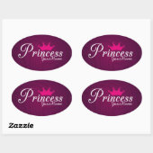 Prinses Ovale Stickers (Vel)