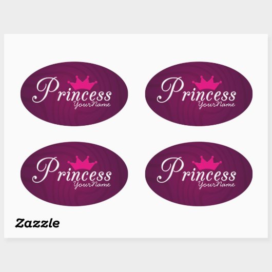 Prinses Ovale Stickers (Vel)