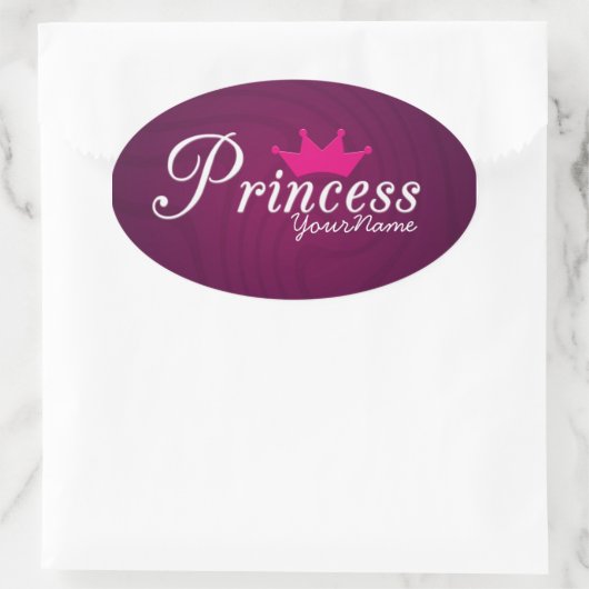 Prinses Ovale Stickers (Tas)