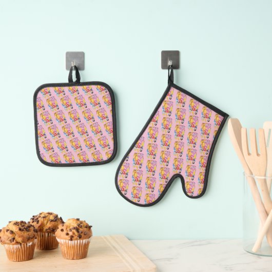 Prinses Oven Mitt & Pot Houder Set (Insitu(Ophanging))
