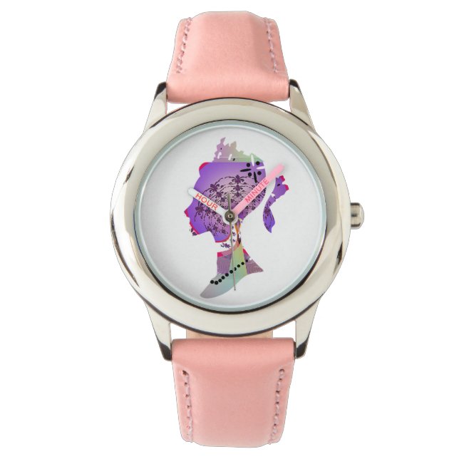 Prinses paardenstaart horloge (Voorkant)