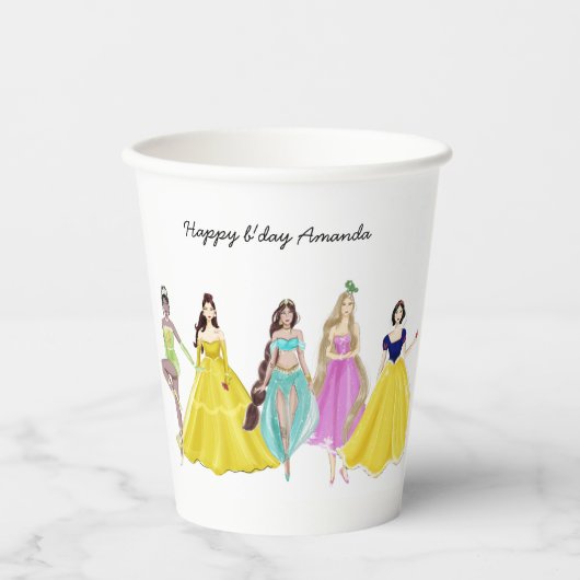 prinses papieren bekers (Voorkant)