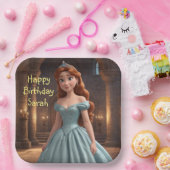 prinses papieren bordje (Feest)