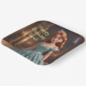 prinses papieren bordje (Gebogen)