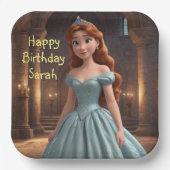  prinses papieren bordje (Voorkant)