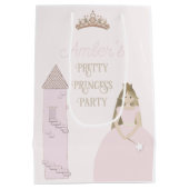 Prinses Party Bag Medium Cadeauzakje (Achterkant)