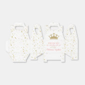 Prinses Party Kroon Roze Goud Dank u Bedankdoosjes (Uitgevouwen)